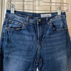 Aged Denim slim straight jeans